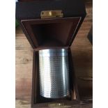 Boxed Garrard&Co Churchill Silver Commemorative Cigar Holder des by John Churchill/Alex Styles.