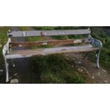 Genuine Deeside GNSR Aboyne Railway Station Bench - 72” long - 33” high.