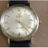 Vintage Stainless Steel/Gold Plate Omega Automatic Seamaster - 35mm case - working.