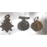 World War One Trio of Medals to a E.F.MORRIS. V.A.D.