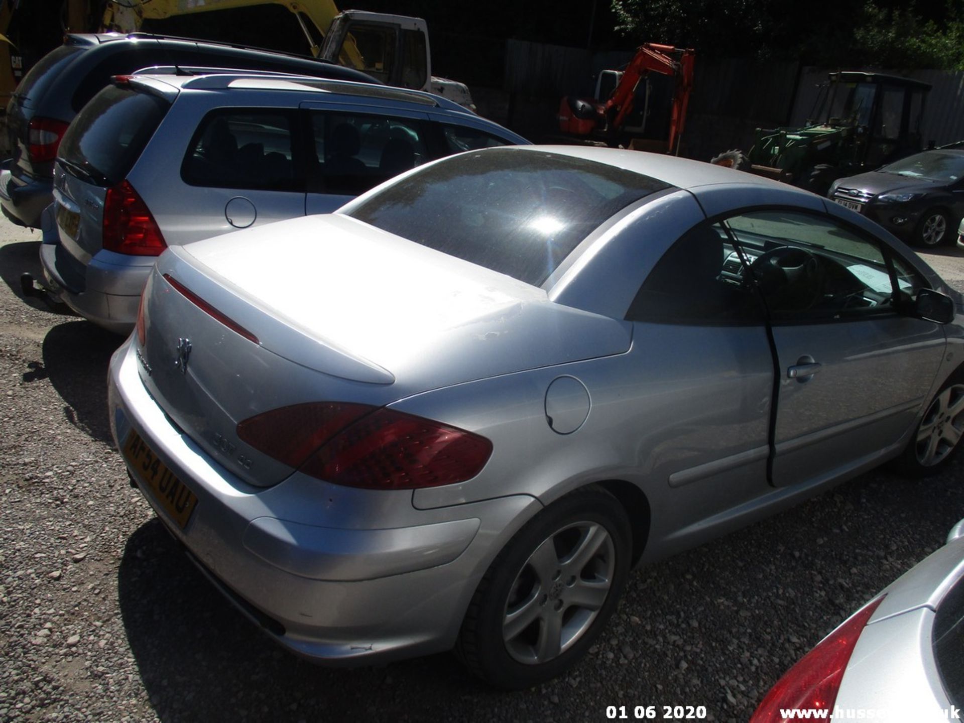 PEUGEOT 307 CC - AF540AU-1997cc 2 Dr Convertible-77350 MILES - Image 3 of 6