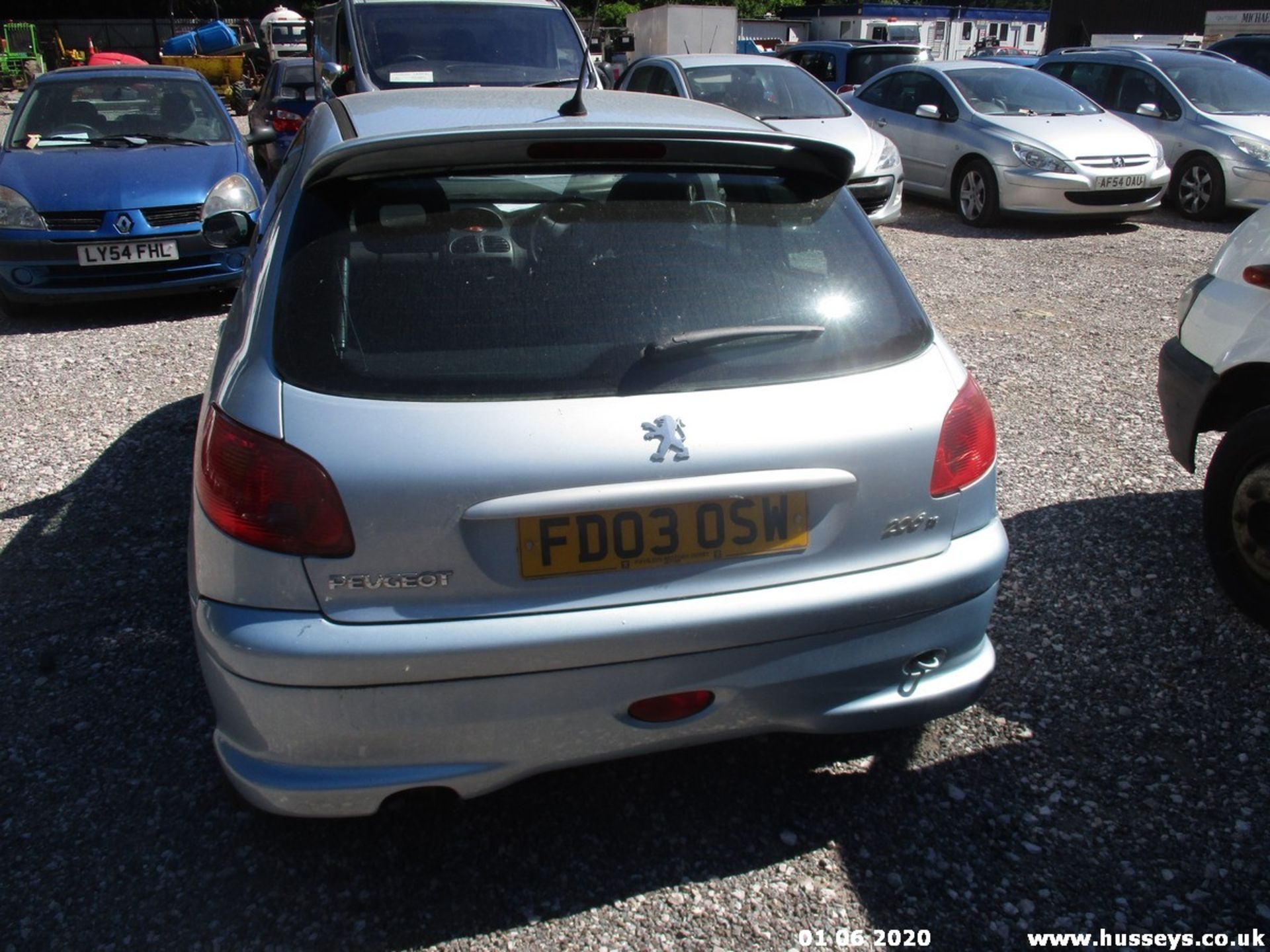 PEUGEOT 206 XSI - FD03OSW-1587cc 3 Dr Hatchback- 83303 MILES - Image 4 of 6