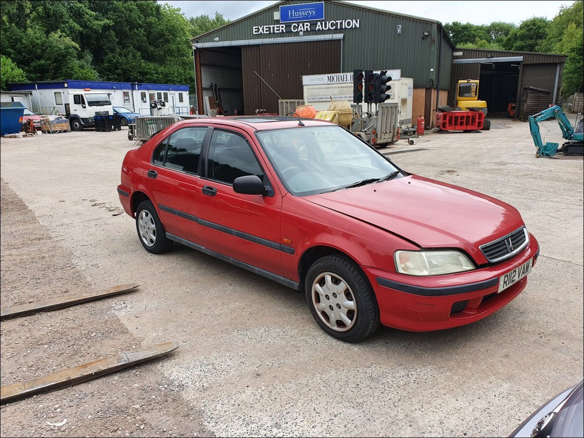 98/R Honda Civic 1.4i Auto - 1396cc 5dr Hatchback (Red, 106k) - Image 2 of 9