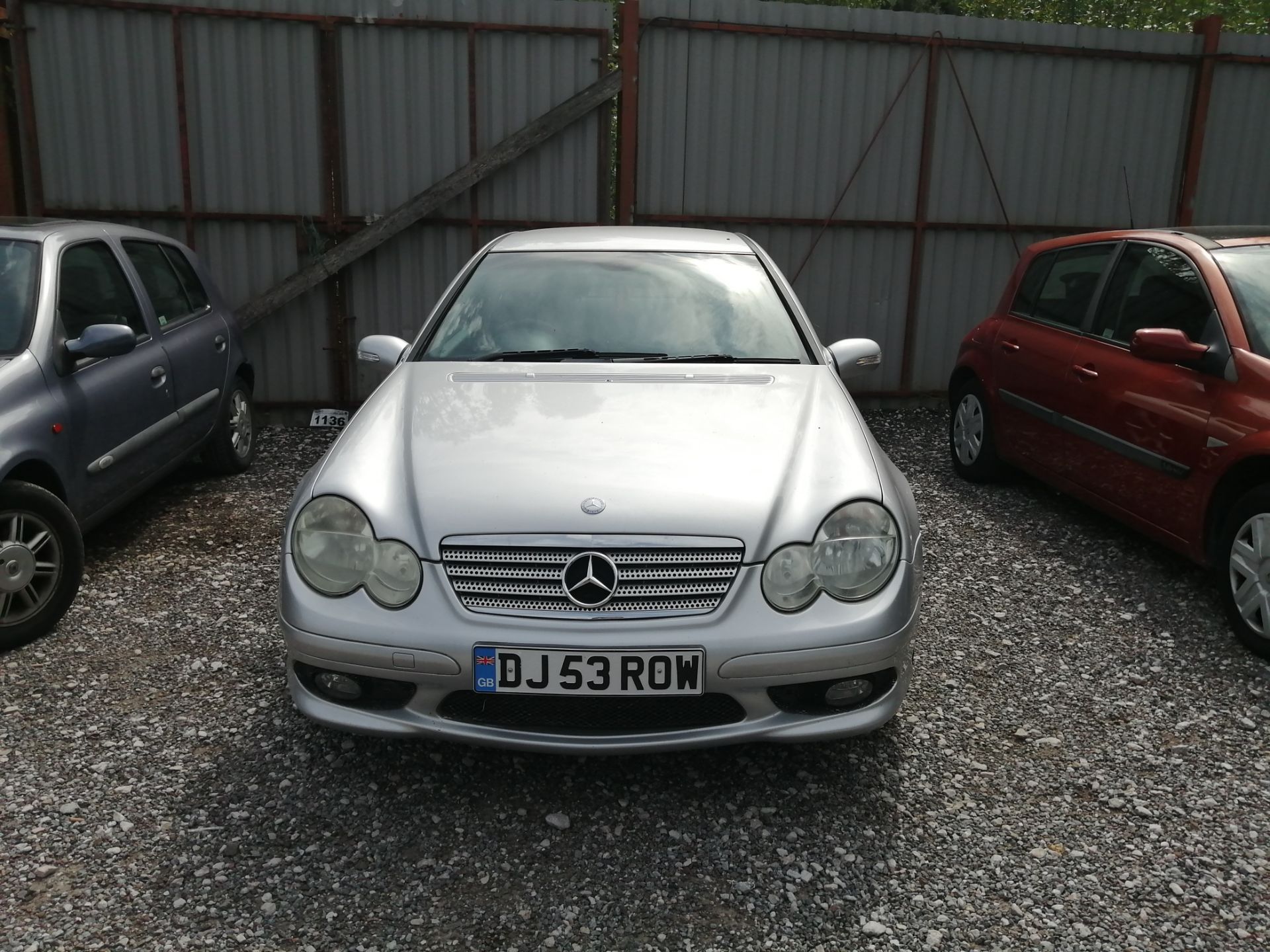 05/53 MERCEDES C180 K SPORT EDITION - 1796cc 3dr Coupe (Silver, 126k) - Image 2 of 7
