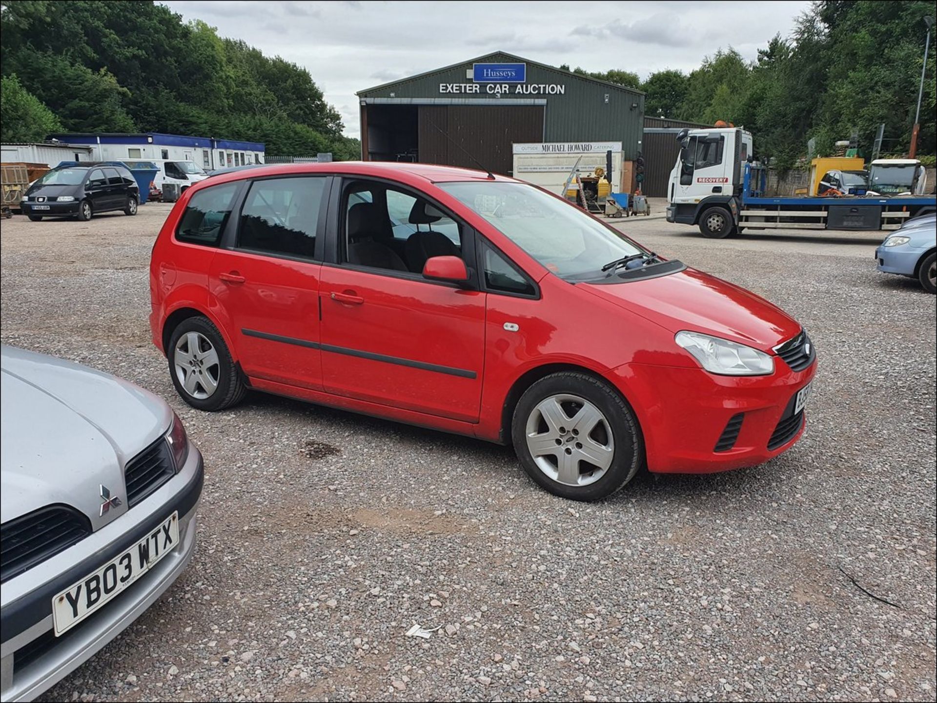 08/58 FORD C-MAX STYLE TD 90 - 1560cc 5dr MPV (Red, 153k) - Image 12 of 12