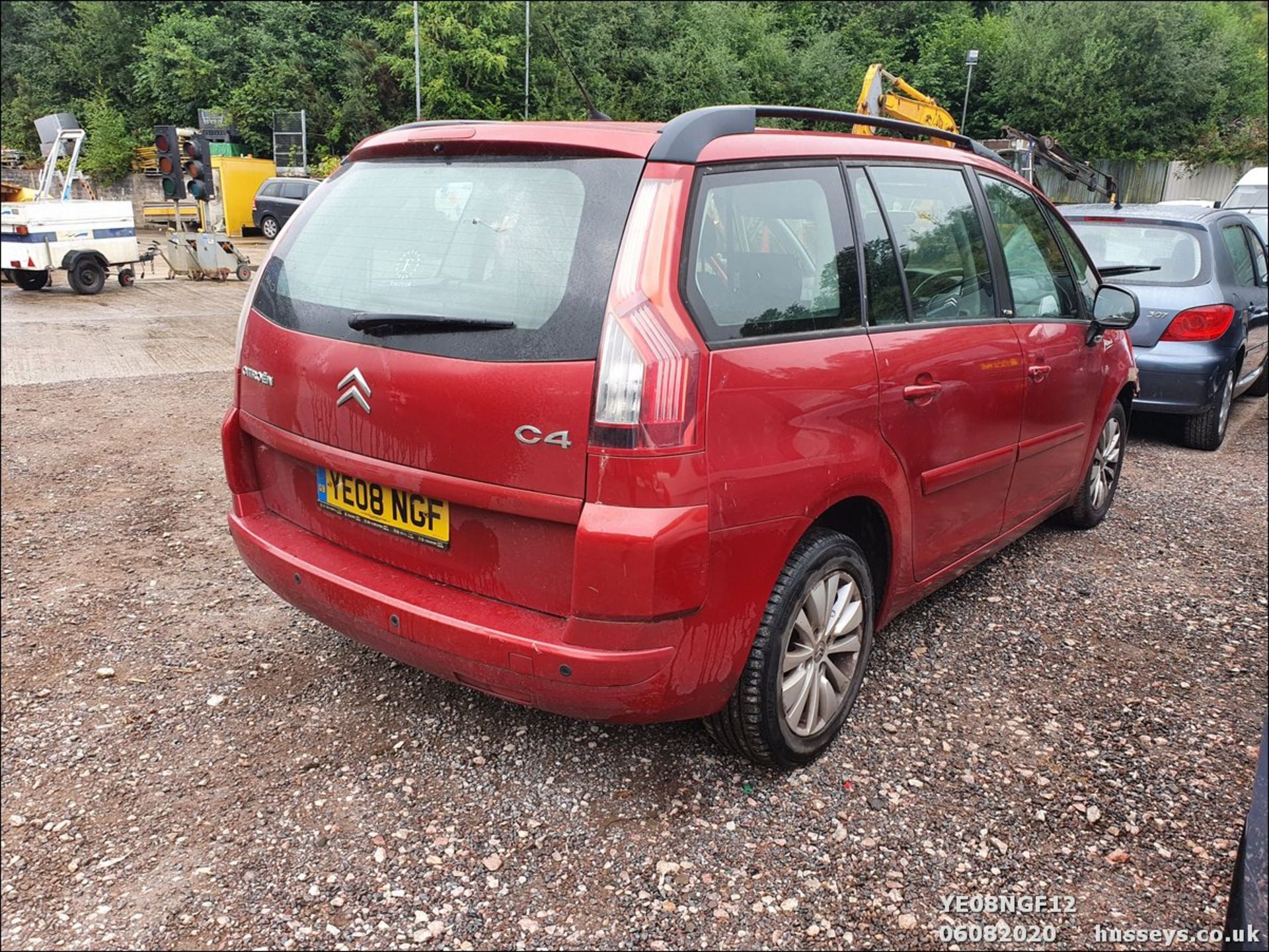 08/08 CITROEN C4 PICASSO 7 VTR+ - 1798cc 5dr MPV (Red, 96k) - Image 12 of 13