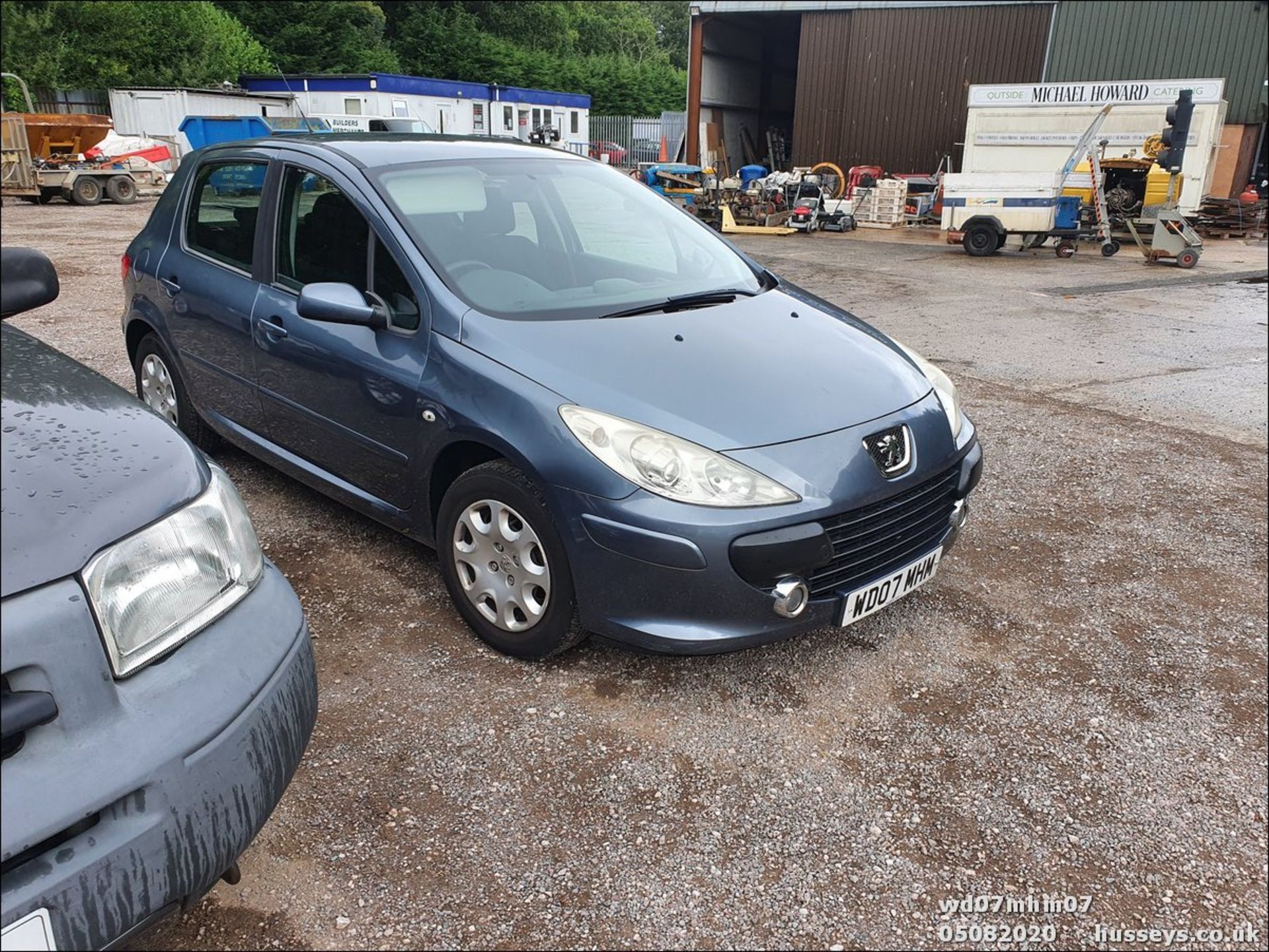 07/07 PEUGEOT 307 X-LINE - 1360cc 5dr Hatchback (Grey, 93k) - Image 7 of 11