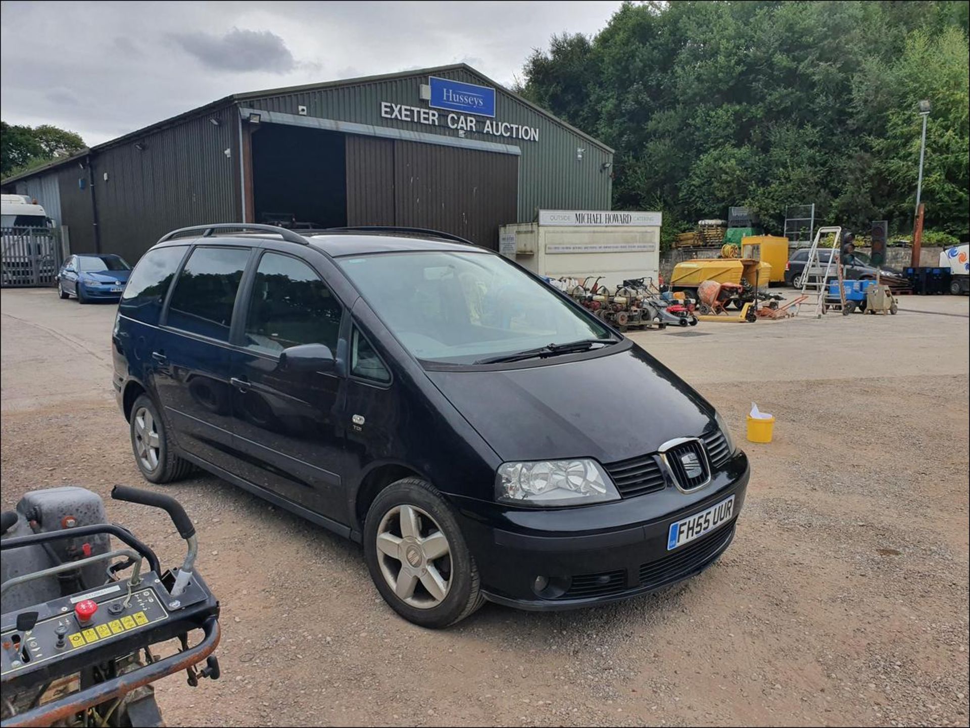 06/55 SEAT ALHAMBRA REFERENCE TDI - 1896cc 5dr MPV (Black, 132k) - Image 9 of 10