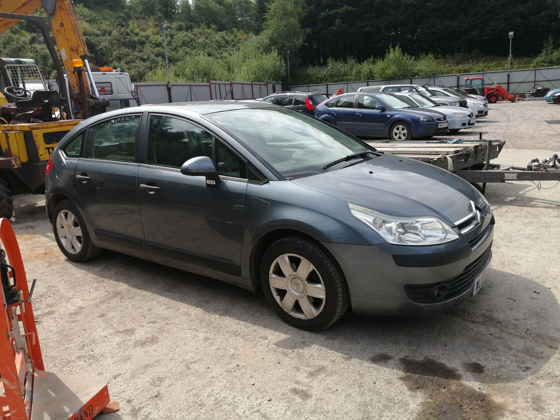 07/07 CITROEN C4 SX HDI - 1560cc 5dr Hatchback (Grey, 94k) - Image 3 of 6