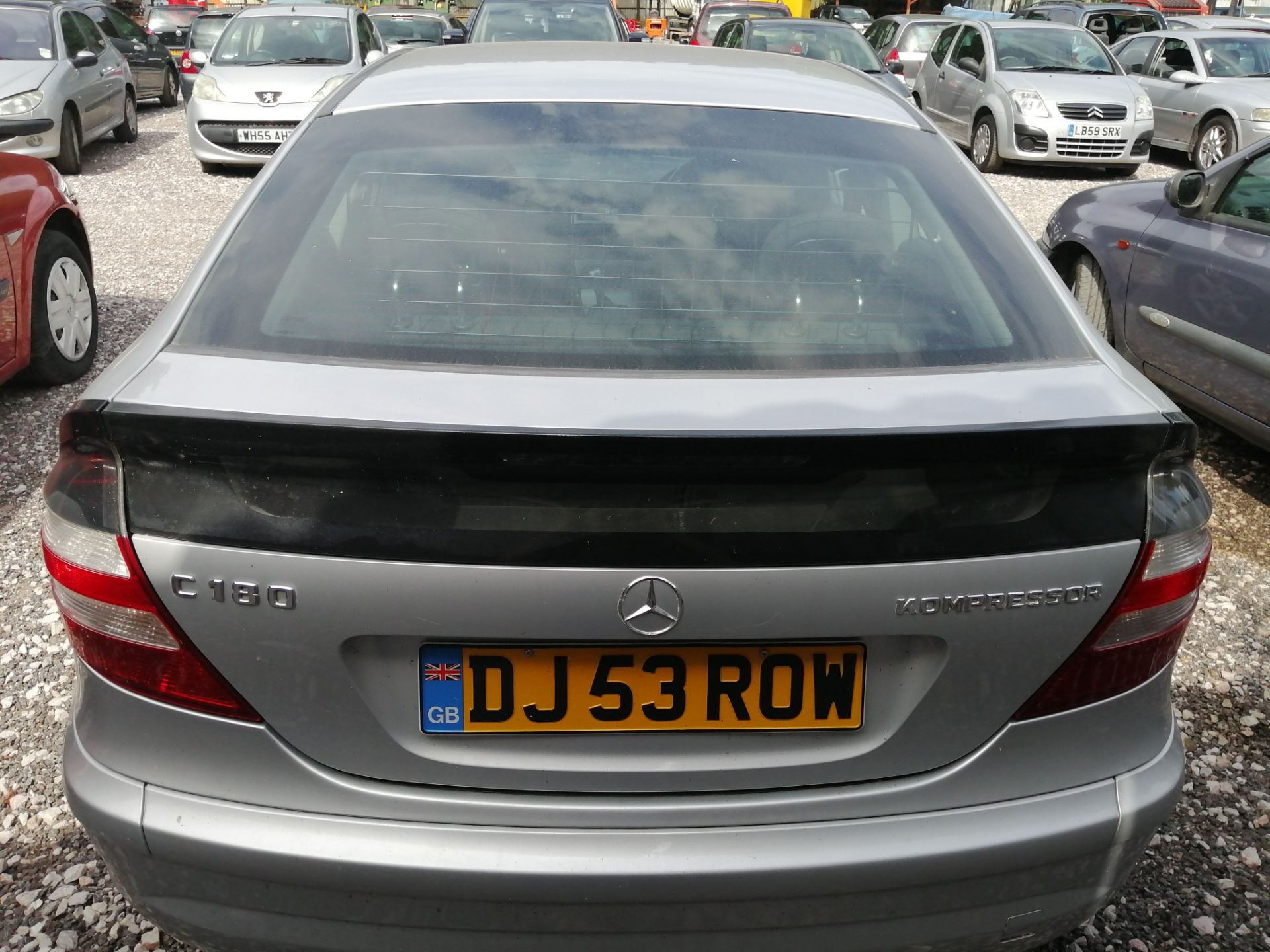 05/53 MERCEDES C180 K SPORT EDITION - 1796cc 3dr Coupe (Silver, 126k) - Image 4 of 7