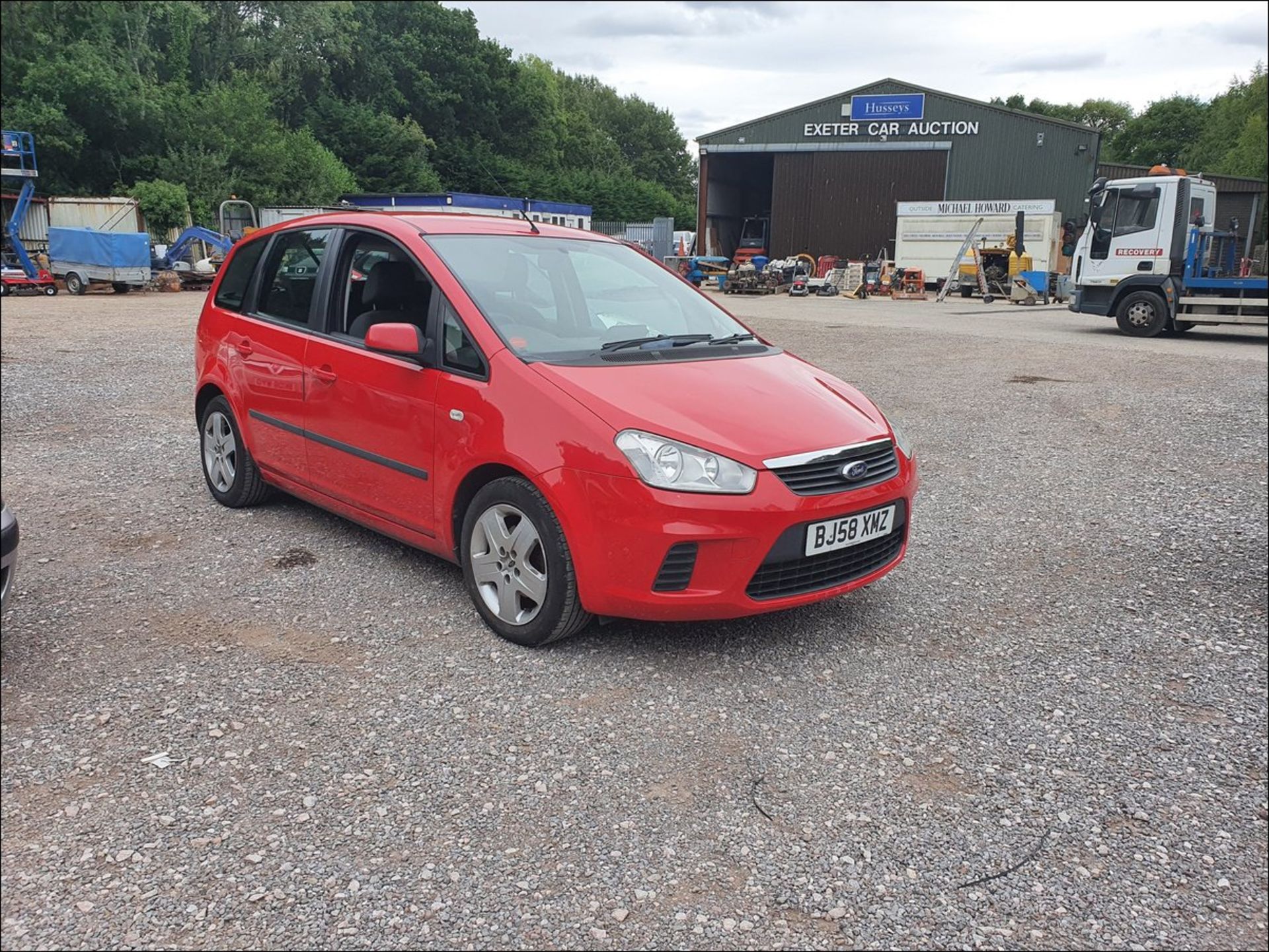 08/58 FORD C-MAX STYLE TD 90 - 1560cc 5dr MPV (Red, 153k) - Image 2 of 12