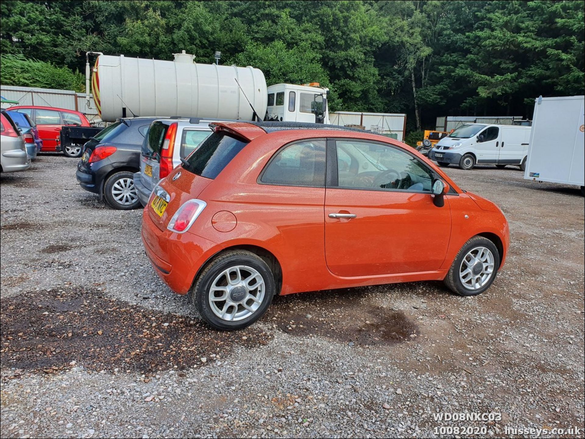 08/08 FIAT 500 SPORT M-JET RHD - 1248cc 3dr Hatchback (Red, 111k) - Image 4 of 12