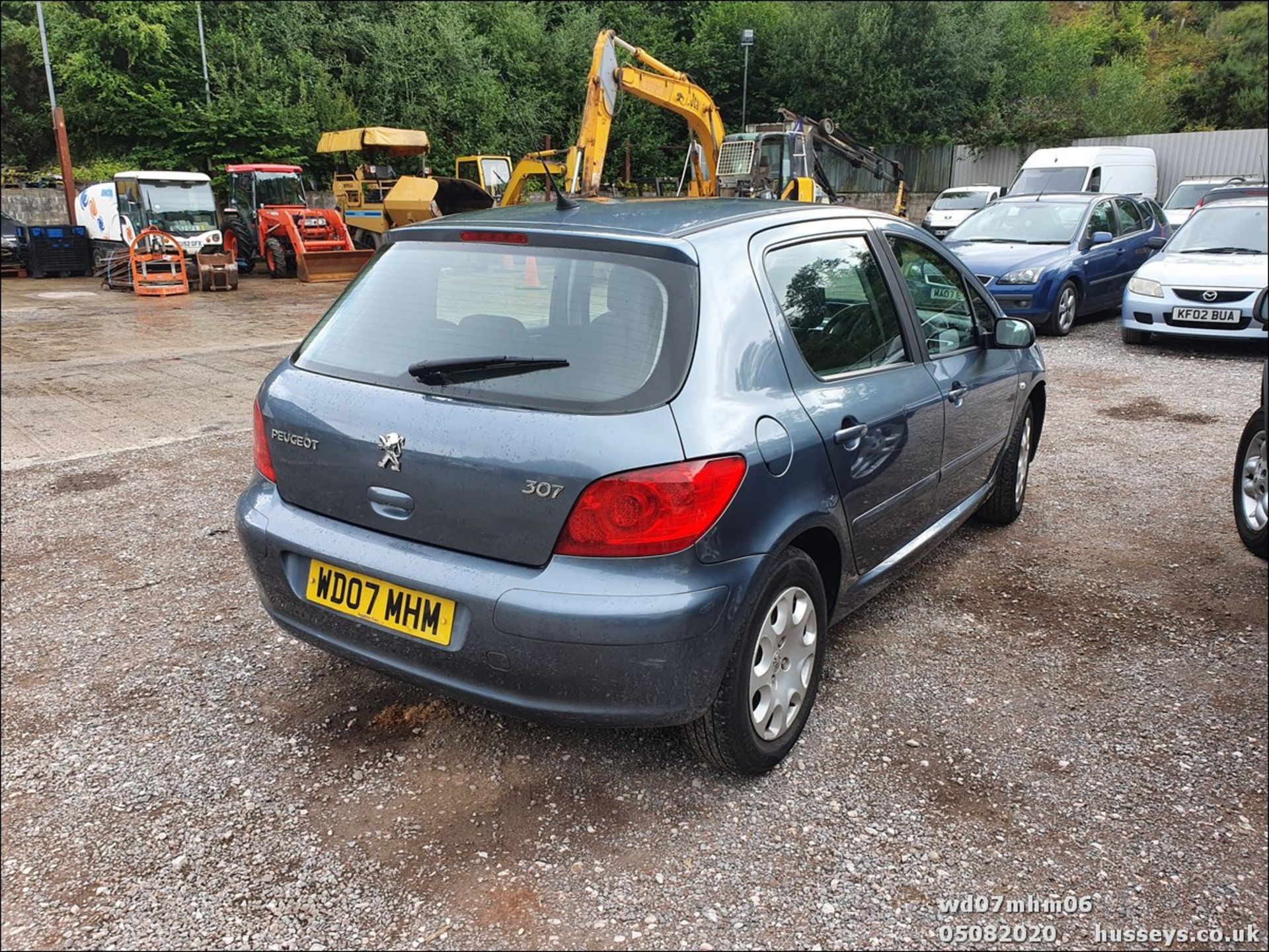 07/07 PEUGEOT 307 X-LINE - 1360cc 5dr Hatchback (Grey, 93k) - Image 6 of 11