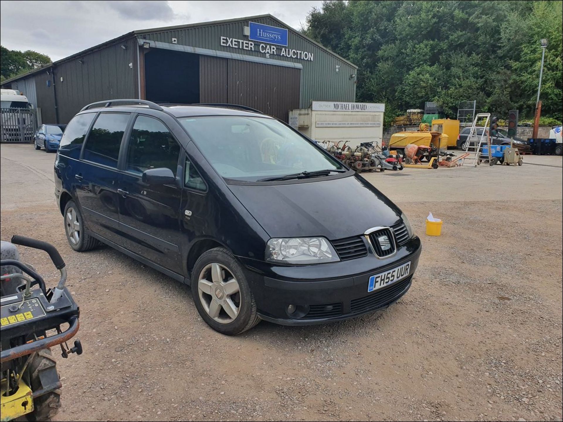 06/55 SEAT ALHAMBRA REFERENCE TDI - 1896cc 5dr MPV (Black, 132k) - Image 8 of 10