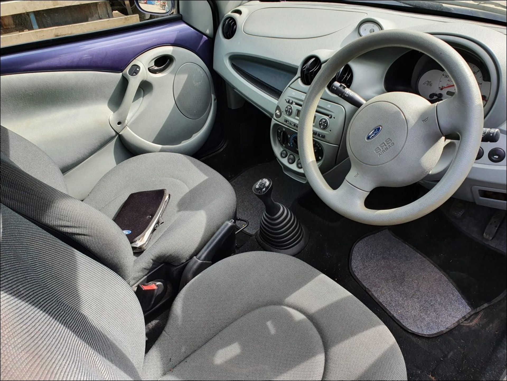 07/57 FORD KA STYLE CLIMATE - 1297cc 3dr Hatchback (Mauve/purple, 69k) - Image 6 of 8