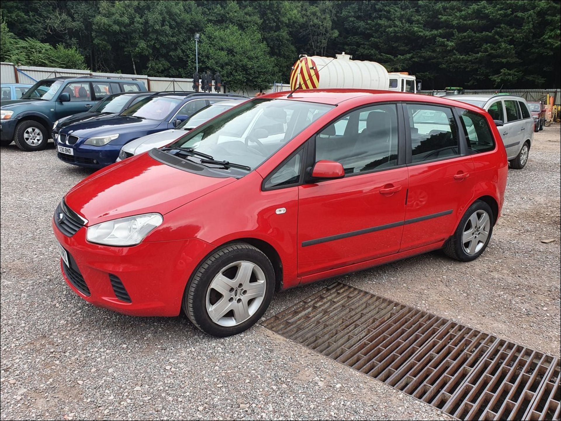 08/58 FORD C-MAX STYLE TD 90 - 1560cc 5dr MPV (Red, 153k) - Image 4 of 12