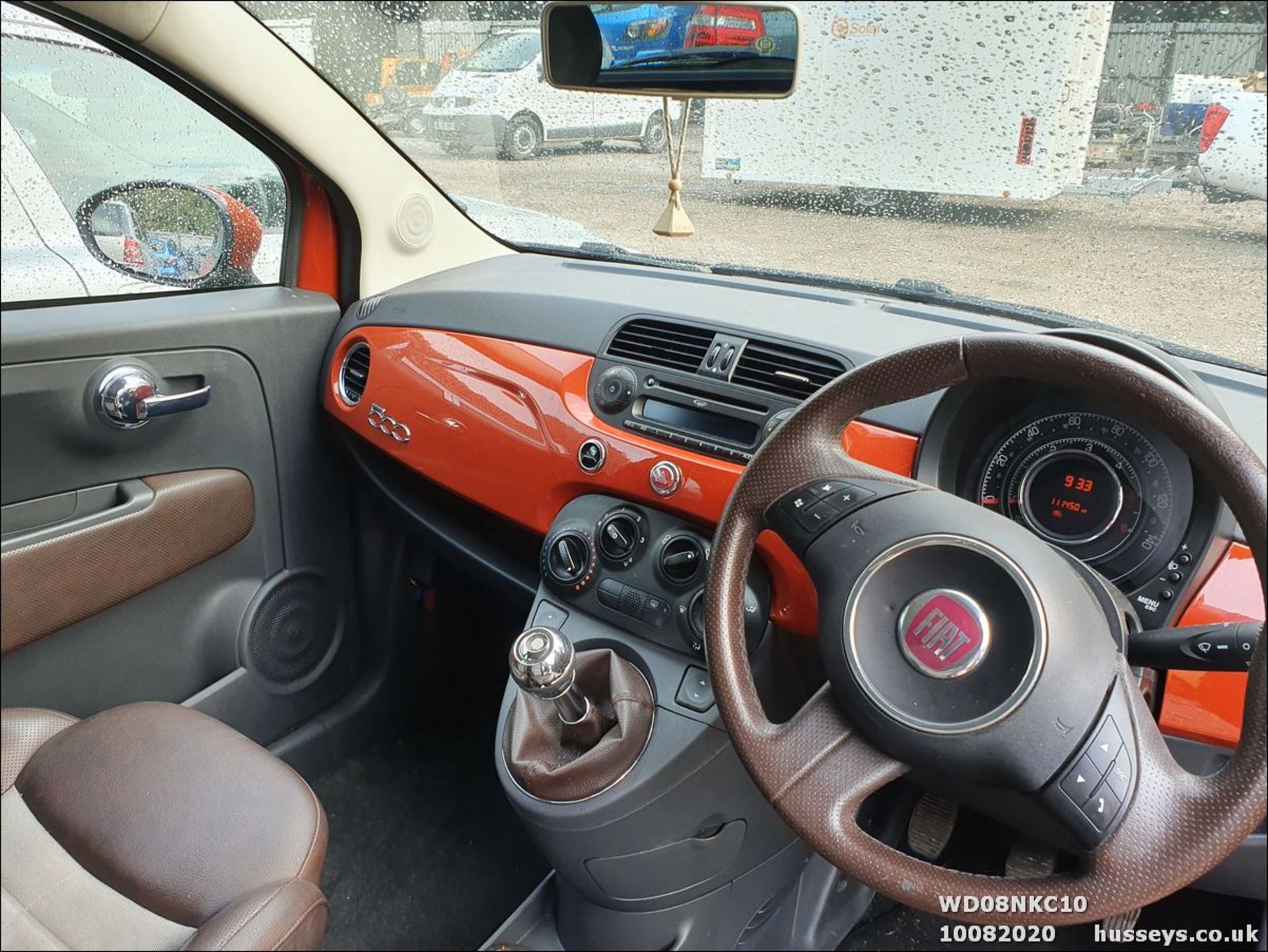 08/08 FIAT 500 SPORT M-JET RHD - 1248cc 3dr Hatchback (Red, 111k) - Image 10 of 12