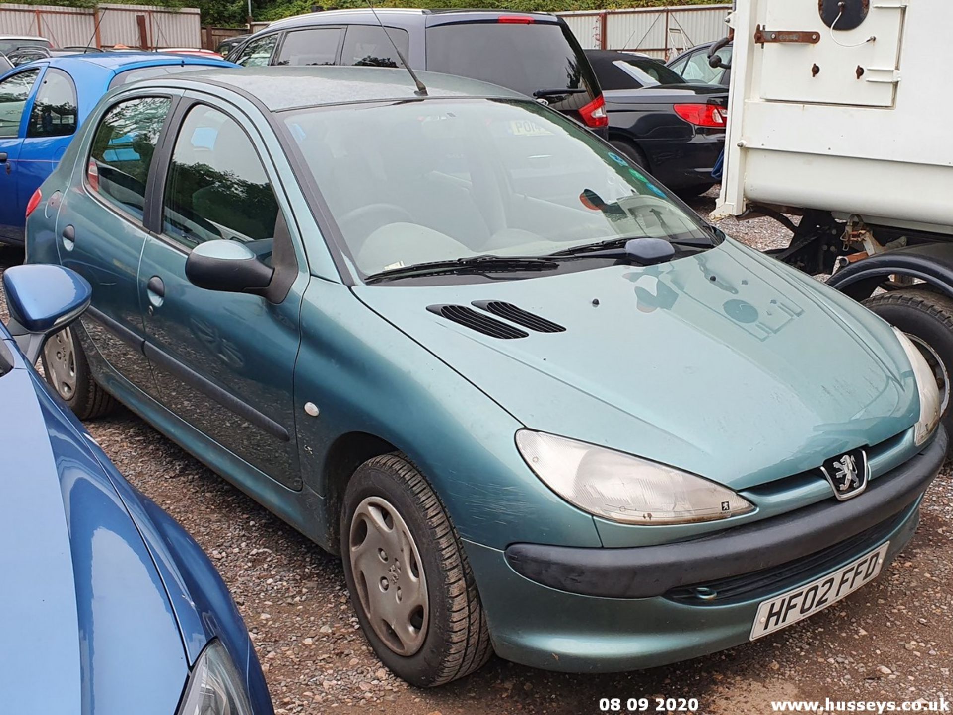 02/02 PEUGEOT 206 LX - 1124cc 5dr Hatchback (Green, 77k)