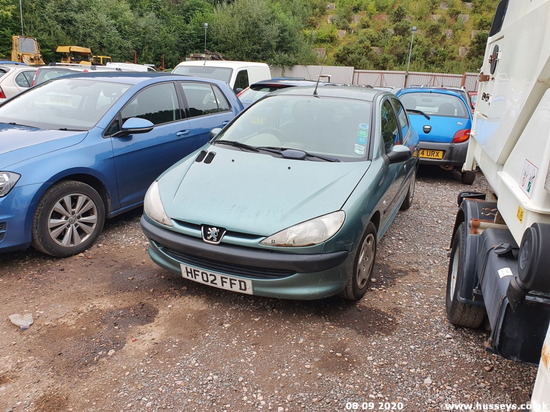 02/02 PEUGEOT 206 LX - 1124cc 5dr Hatchback (Green, 77k) - Image 2 of 8