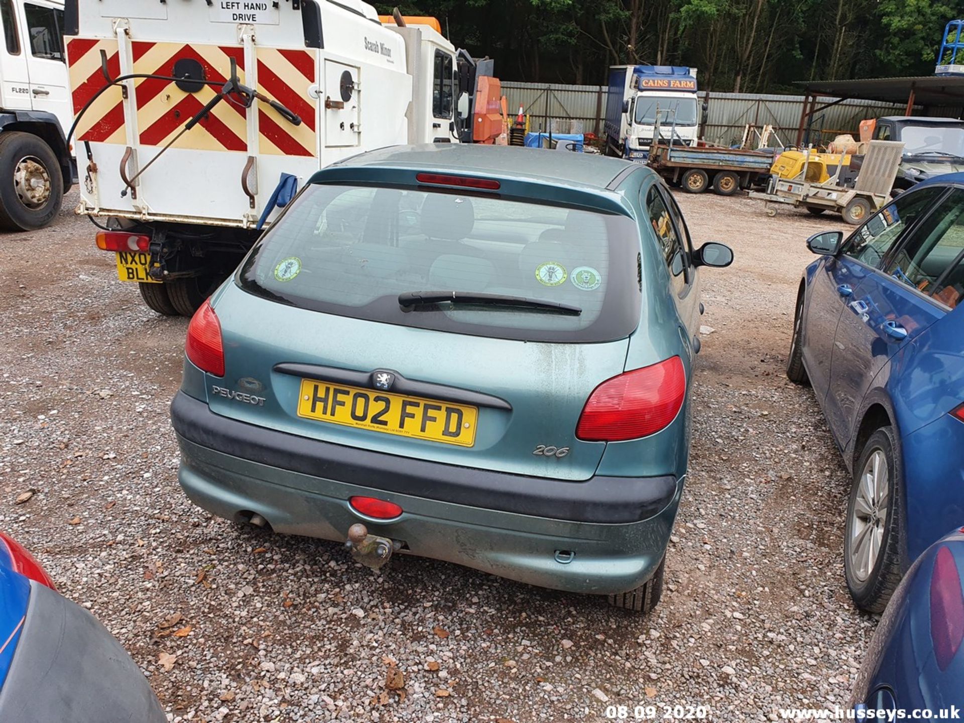 02/02 PEUGEOT 206 LX - 1124cc 5dr Hatchback (Green, 77k) - Image 4 of 8