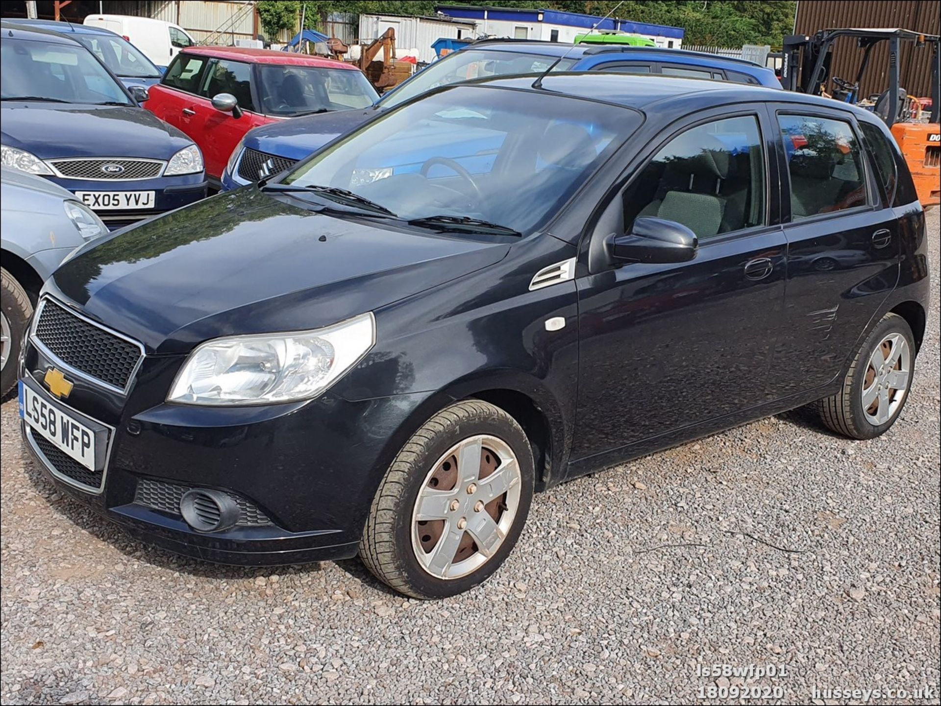 08/58 CHEVROLET AVEO LS - 1206cc 5dr Hatchback (Black, 76k)