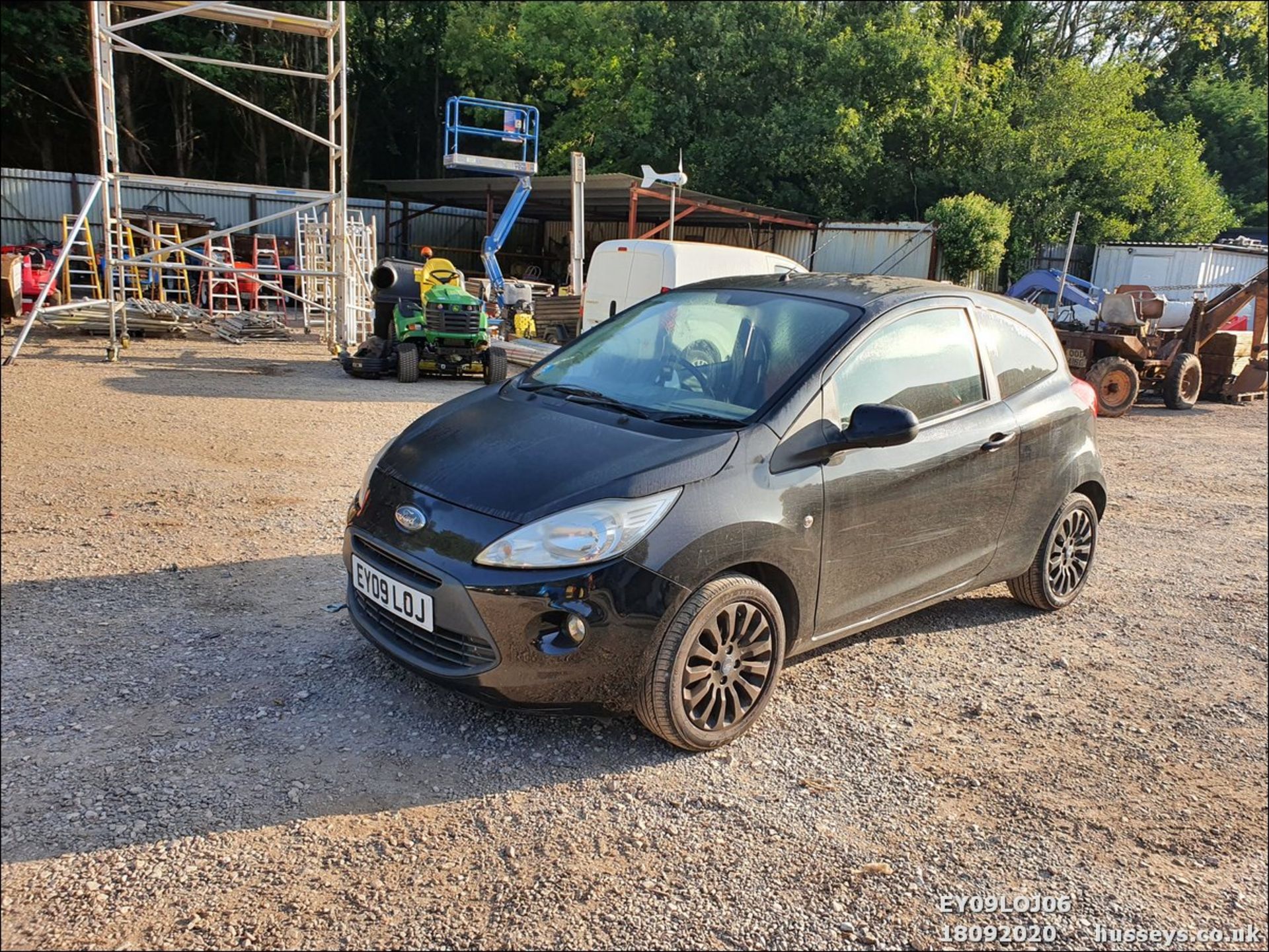 09/09 FORD KA ZETEC - 1242cc 3dr Hatchback (Black, 120k) - Image 5 of 12