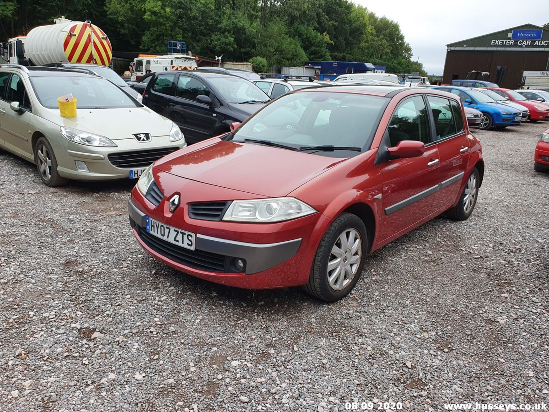 07/07 RENAULT MEGANE DYNAMIQUE DCI 106 - 1461cc 5dr Hatchback (Red, 61k) - Image 3 of 10