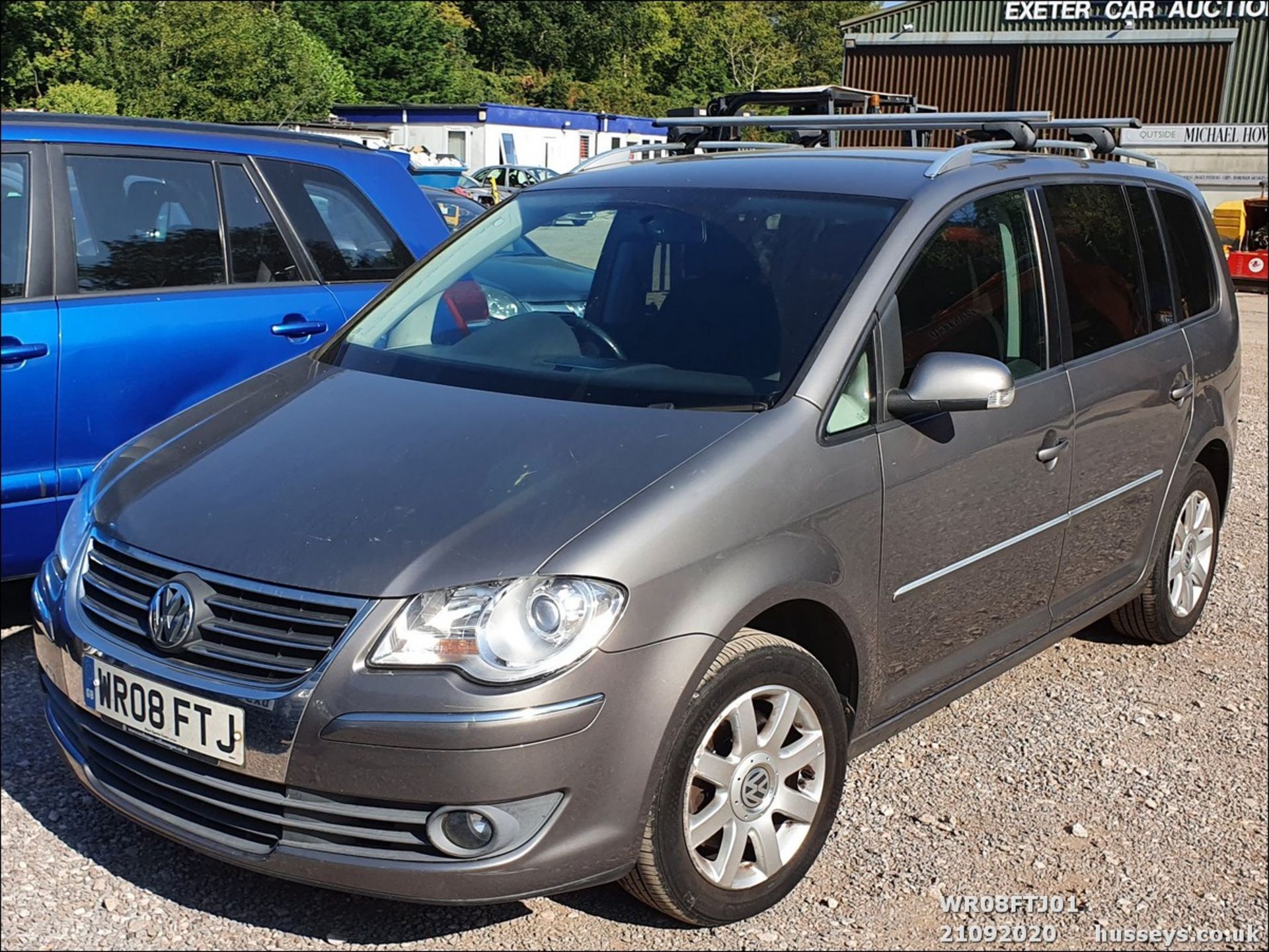 08/08 VOLKSWAGEN TOURAN SPORT TDI 170 - 1968cc 5dr MPV (Grey, 120k)