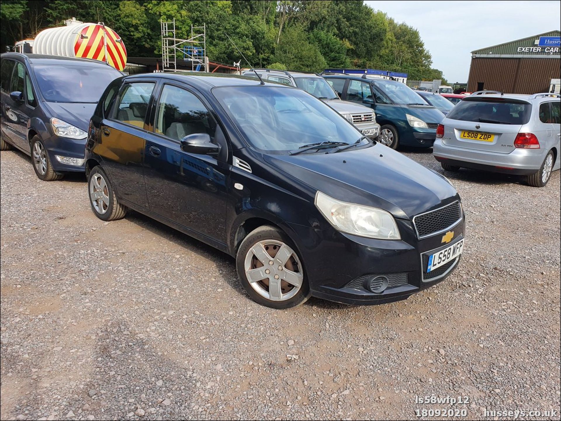 08/58 CHEVROLET AVEO LS - 1206cc 5dr Hatchback (Black, 76k) - Image 5 of 11