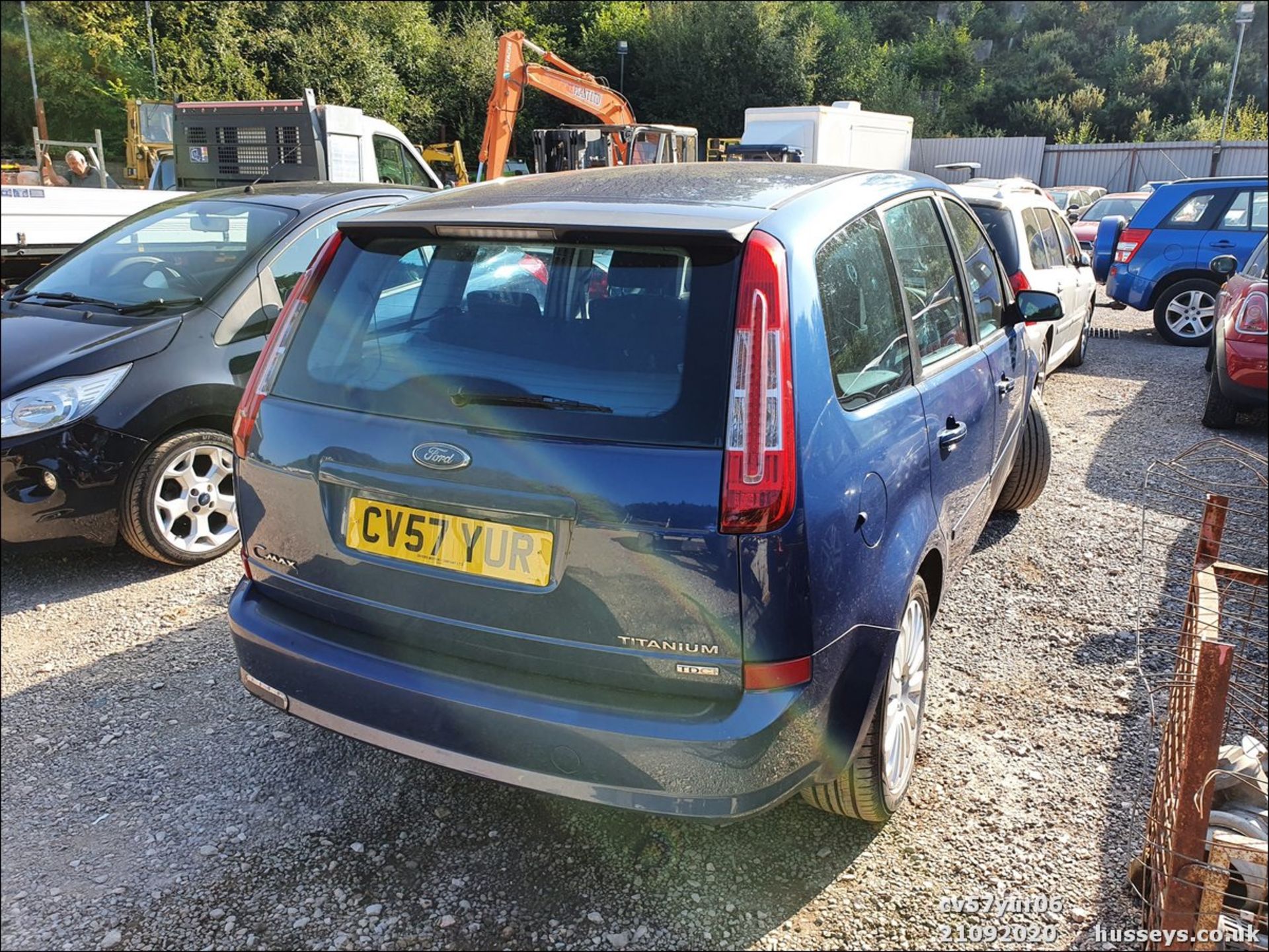 07/57 FORD C-MAX TITANIUM TD 115 - 1753cc 5dr MPV (Blue, 154k) - Image 6 of 10