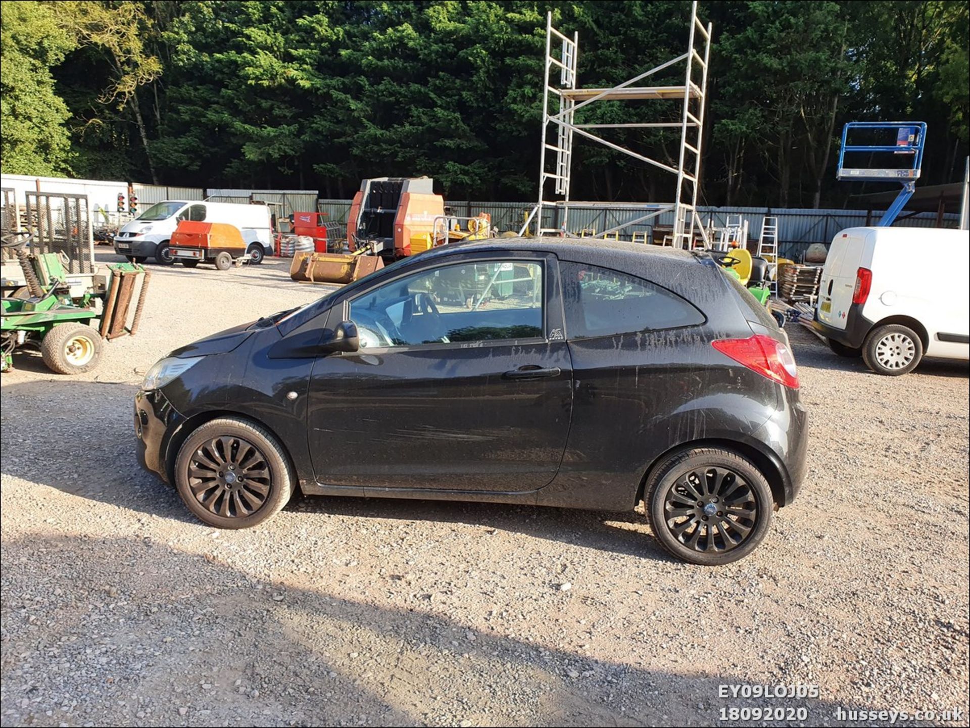 09/09 FORD KA ZETEC - 1242cc 3dr Hatchback (Black, 120k) - Image 4 of 12