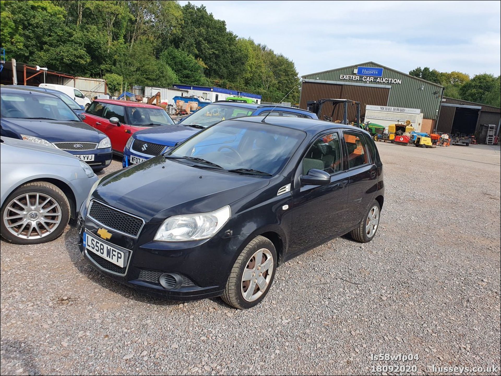 08/58 CHEVROLET AVEO LS - 1206cc 5dr Hatchback (Black, 76k) - Image 8 of 11