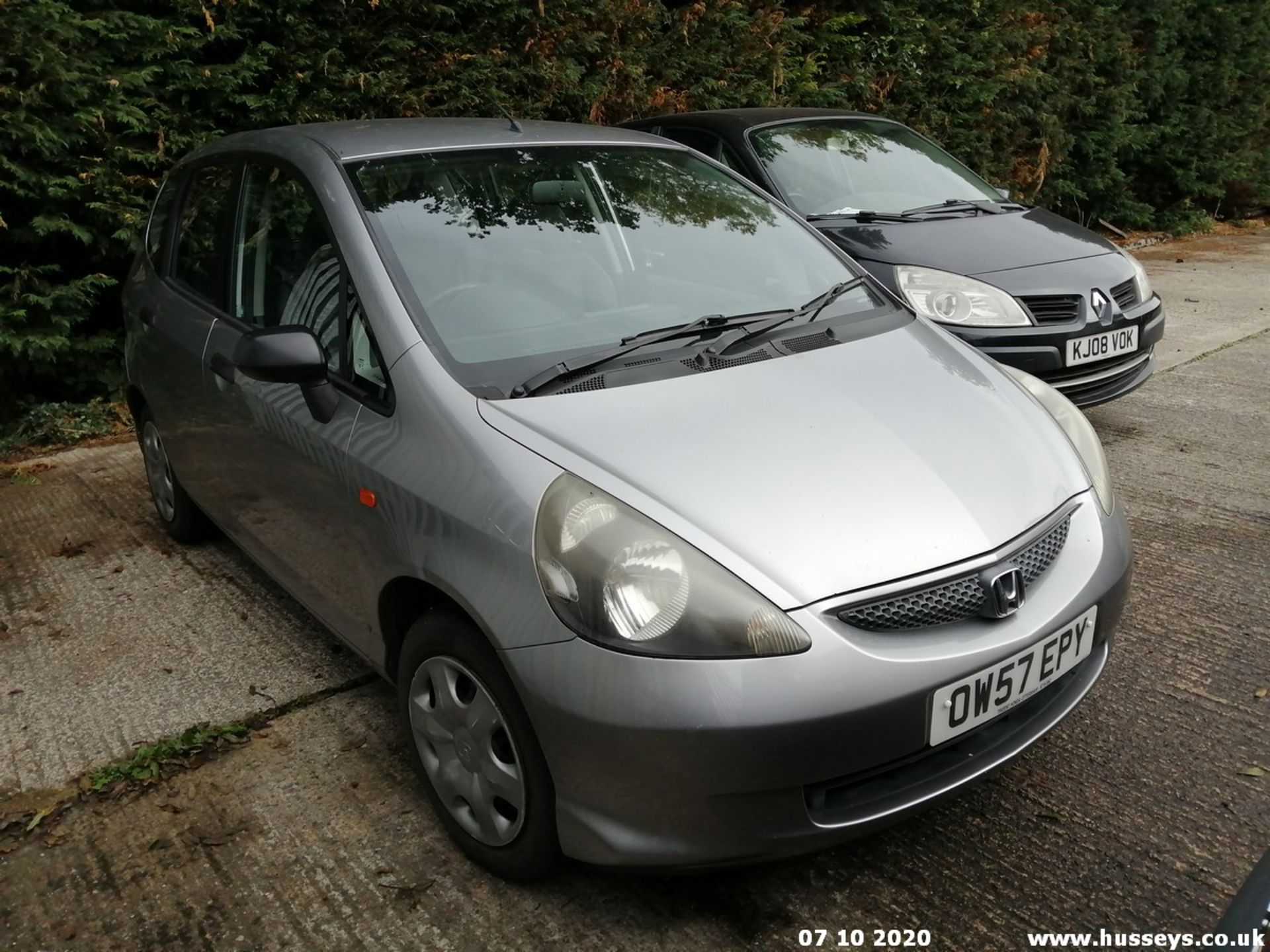 08/57 HONDA JAZZ S - 1246cc 5dr Hatchback (Silver, 110k) - Image 5 of 10