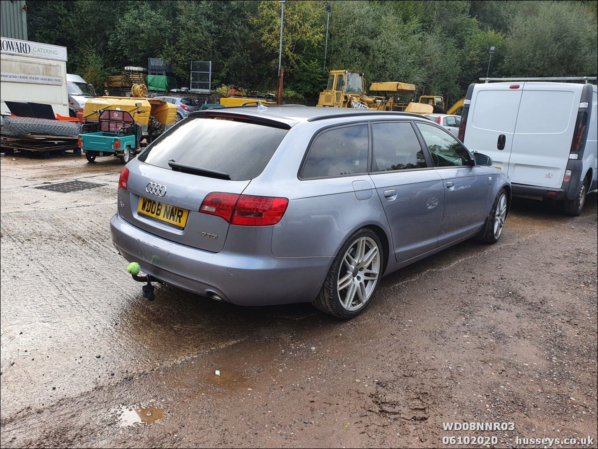 08/08 AUDI A6 LE MANS TDI CVT - 2698cc 5dr Estate (Silver, 124k) - Image 4 of 12