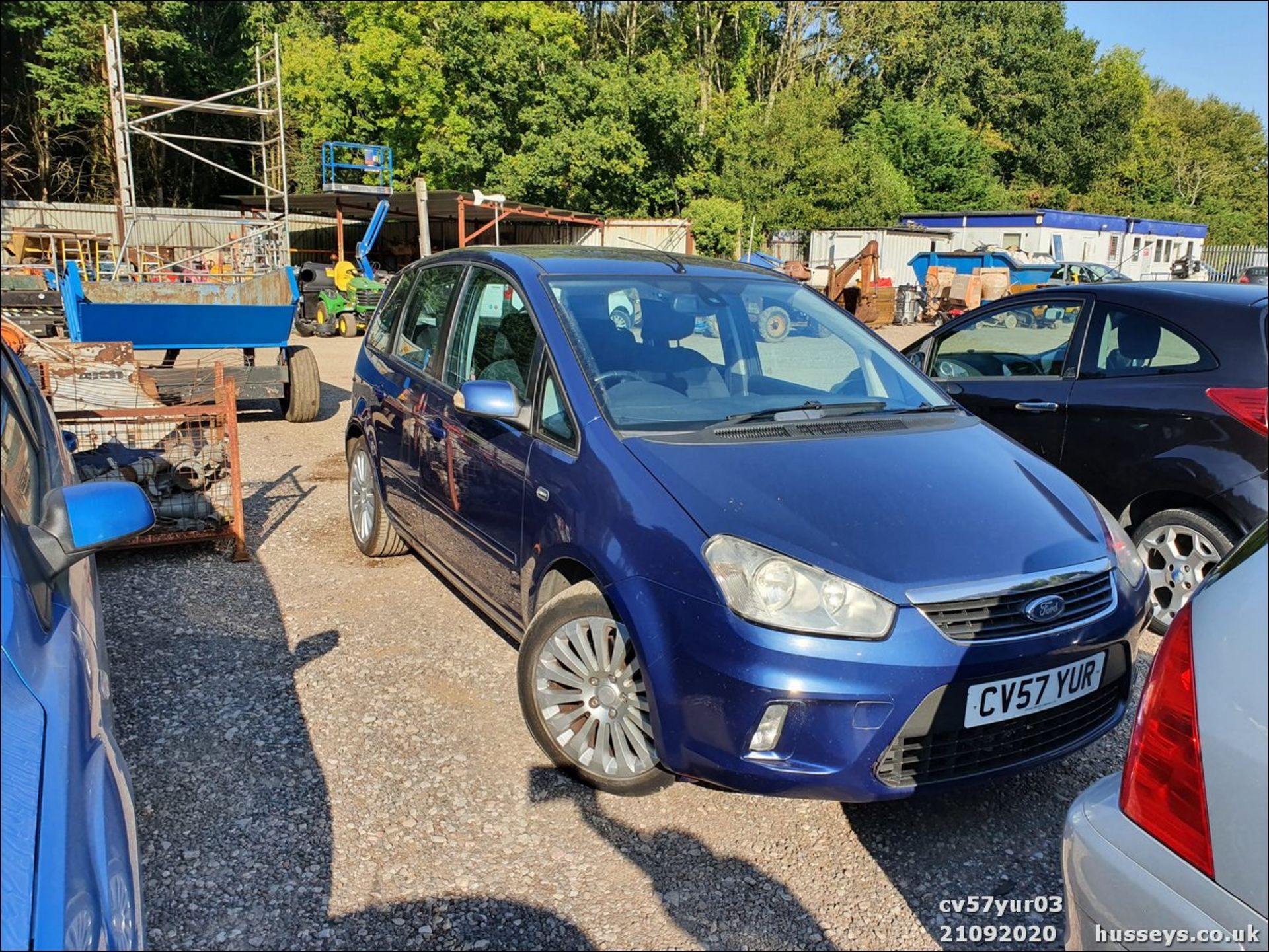 07/57 FORD C-MAX TITANIUM TD 115 - 1753cc 5dr MPV (Blue, 154k) - Image 3 of 10