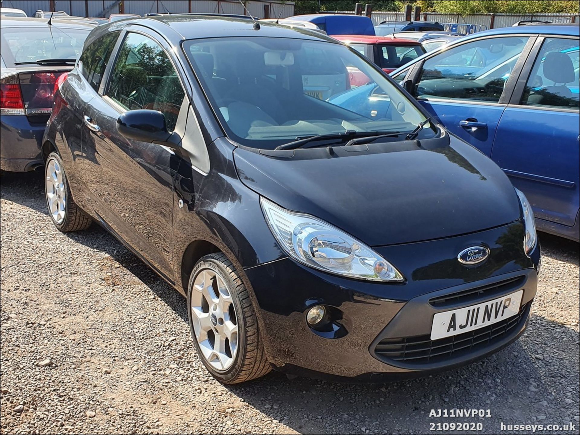 11/11 FORD KA TITANIUM - 1242cc 3dr Hatchback (Black, 63k)