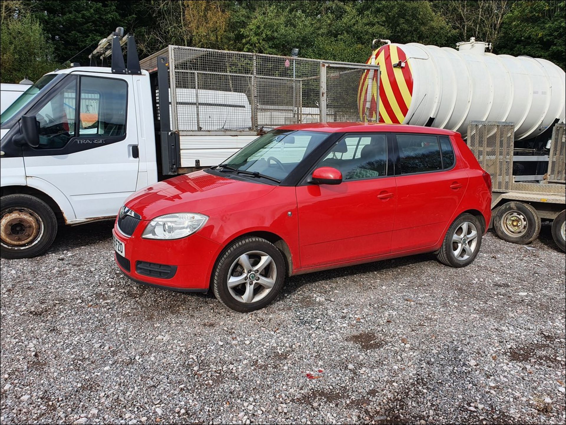 09/59 SKODA FABIA 2 HTP 70 - 1198cc 5dr Hatchback (Red, 138k) - Image 13 of 13