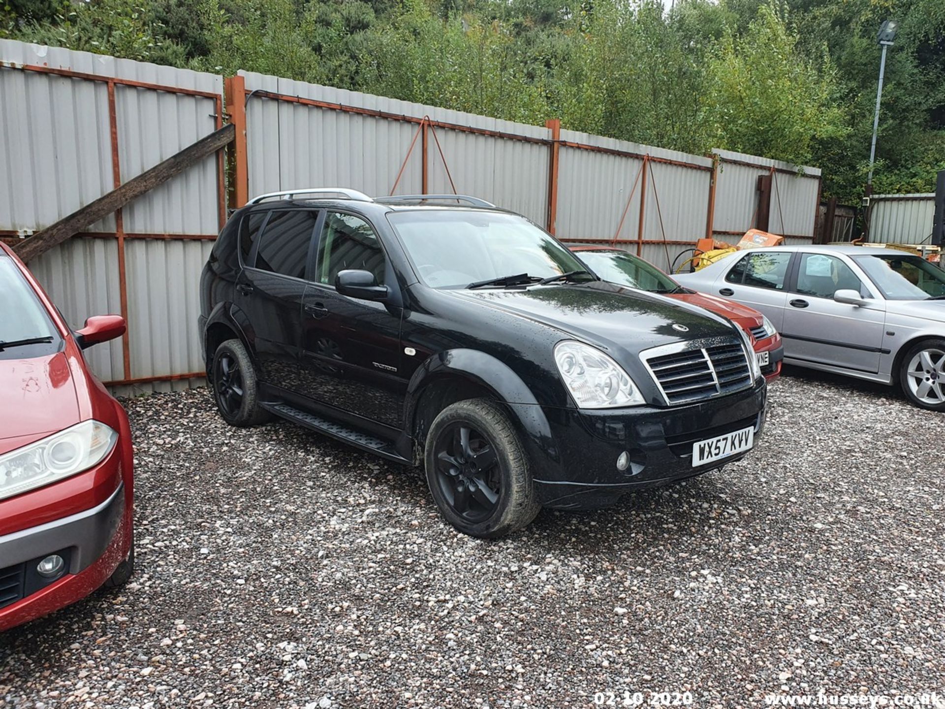 07/57 SSANGYONG REXTON 270 SX 5S AUTO - 2696cc 5dr Estate (Black, 70k) - Image 3 of 11