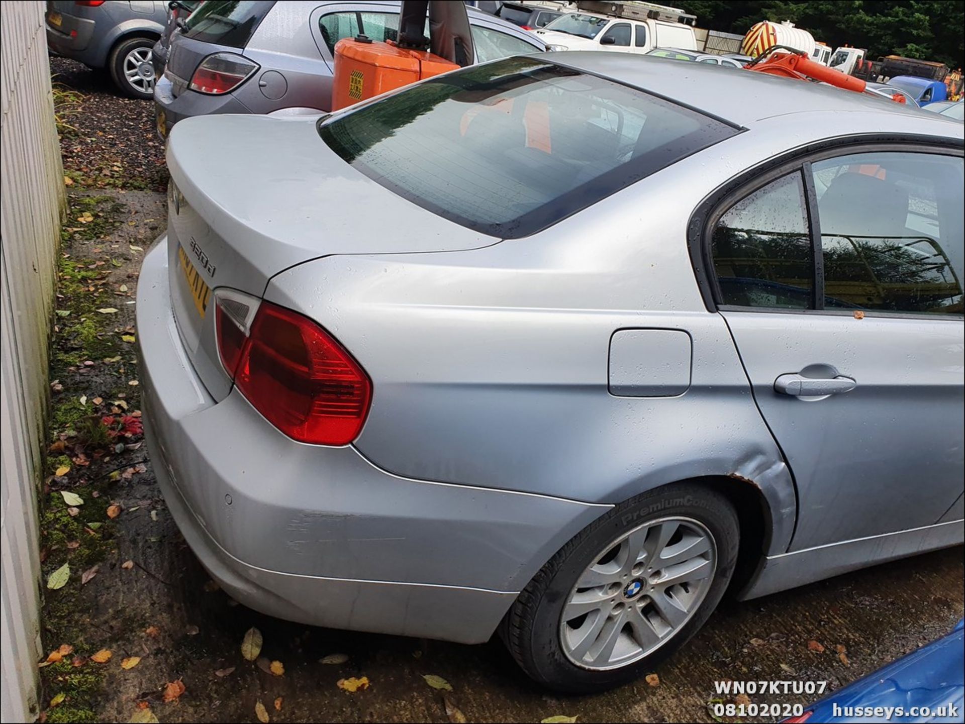 07/07 BMW 320D SE AUTO 4dr Saloon (Silver, 213k) - Image 7 of 9