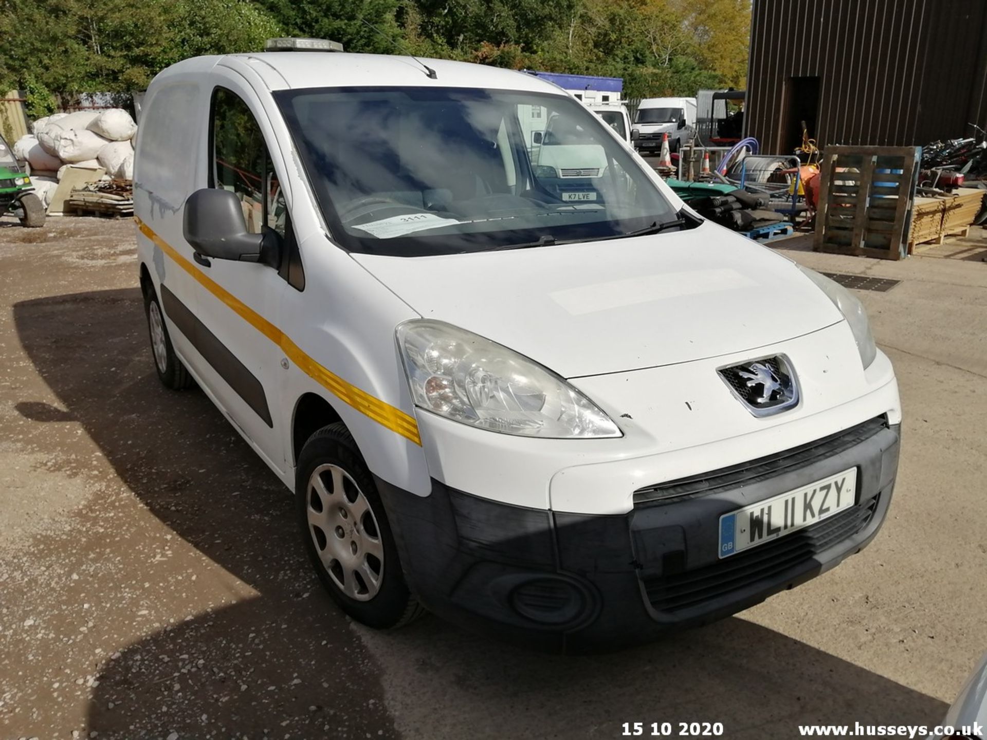 11/11 PEUGEOT PARTNER 850 SE HDI 90 - 1560cc 5dr Van (White, 96k)