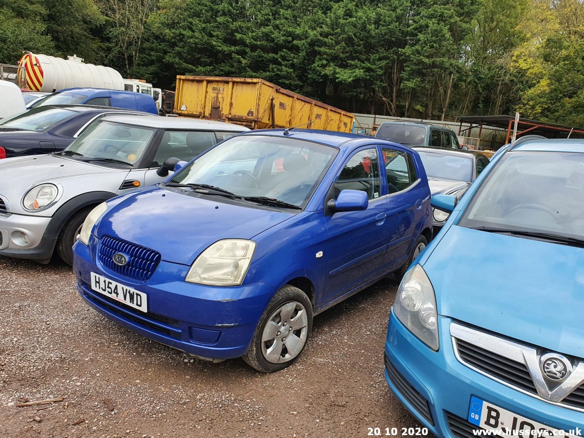 04/54 KIA PICANTO LX - 1086cc 5dr Hatchback (Blue, 63k) - Image 3 of 10