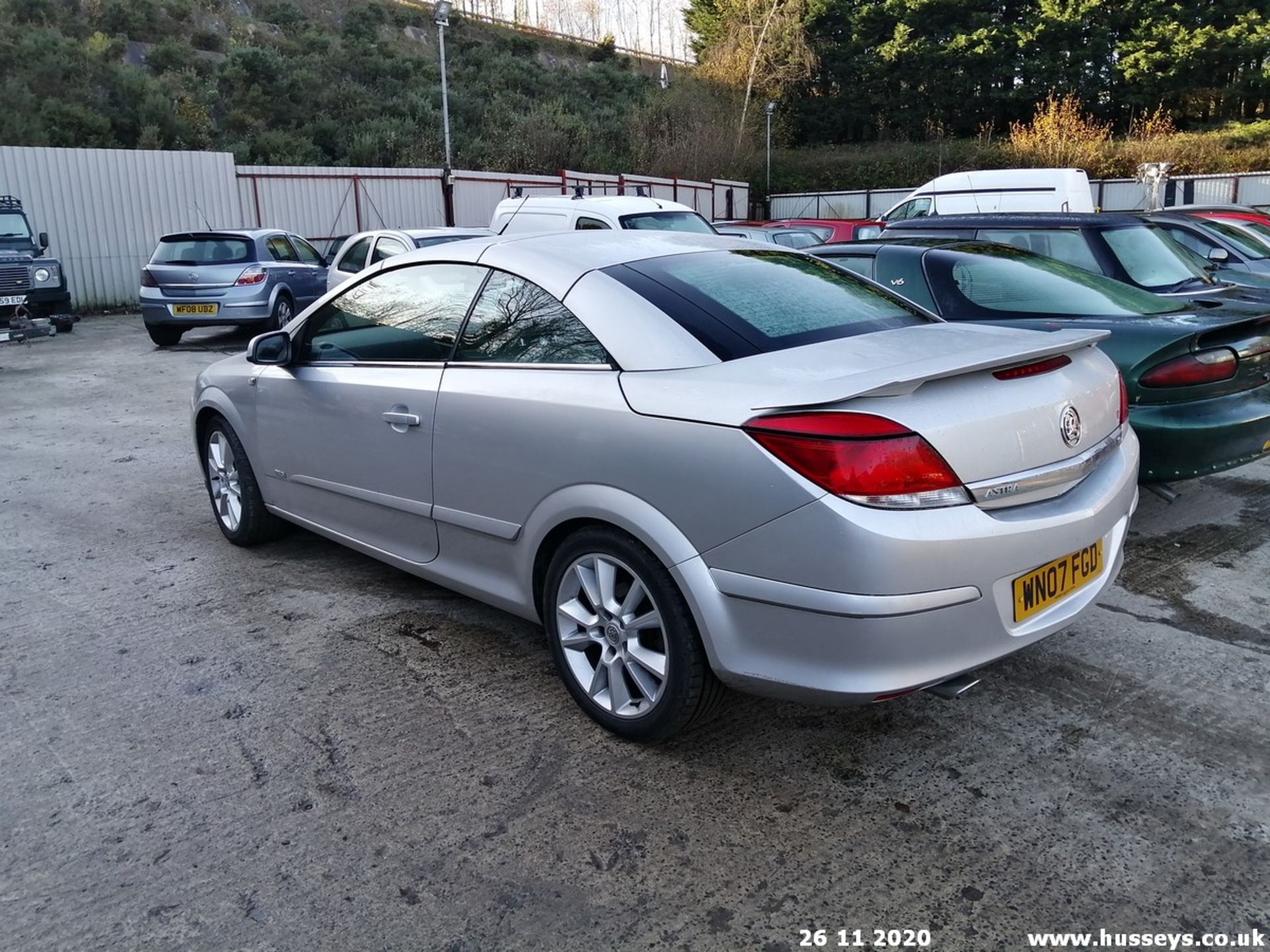 07/07 VAUXHALL ASTRA TWIN TOP DESIGN - 1796cc 3dr Convertible (Silver, 75k) - Image 4 of 10