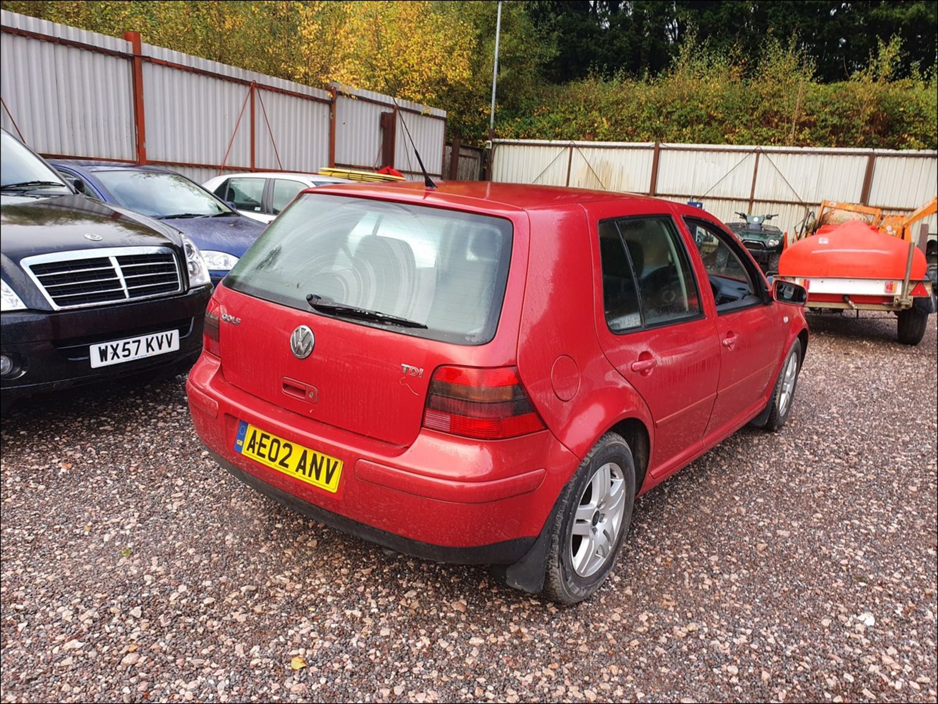 02/02 VOLKSWAGEN GOLF GT TDI - 1896cc 5dr Hatchback (Red, 165k) - Image 4 of 11