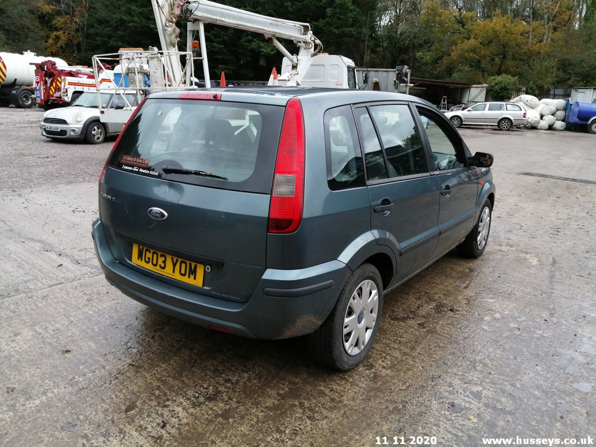 03/03 FORD FUSION 2 16V - 1596cc 5dr Hatchback (Green, 122k) - Image 5 of 11