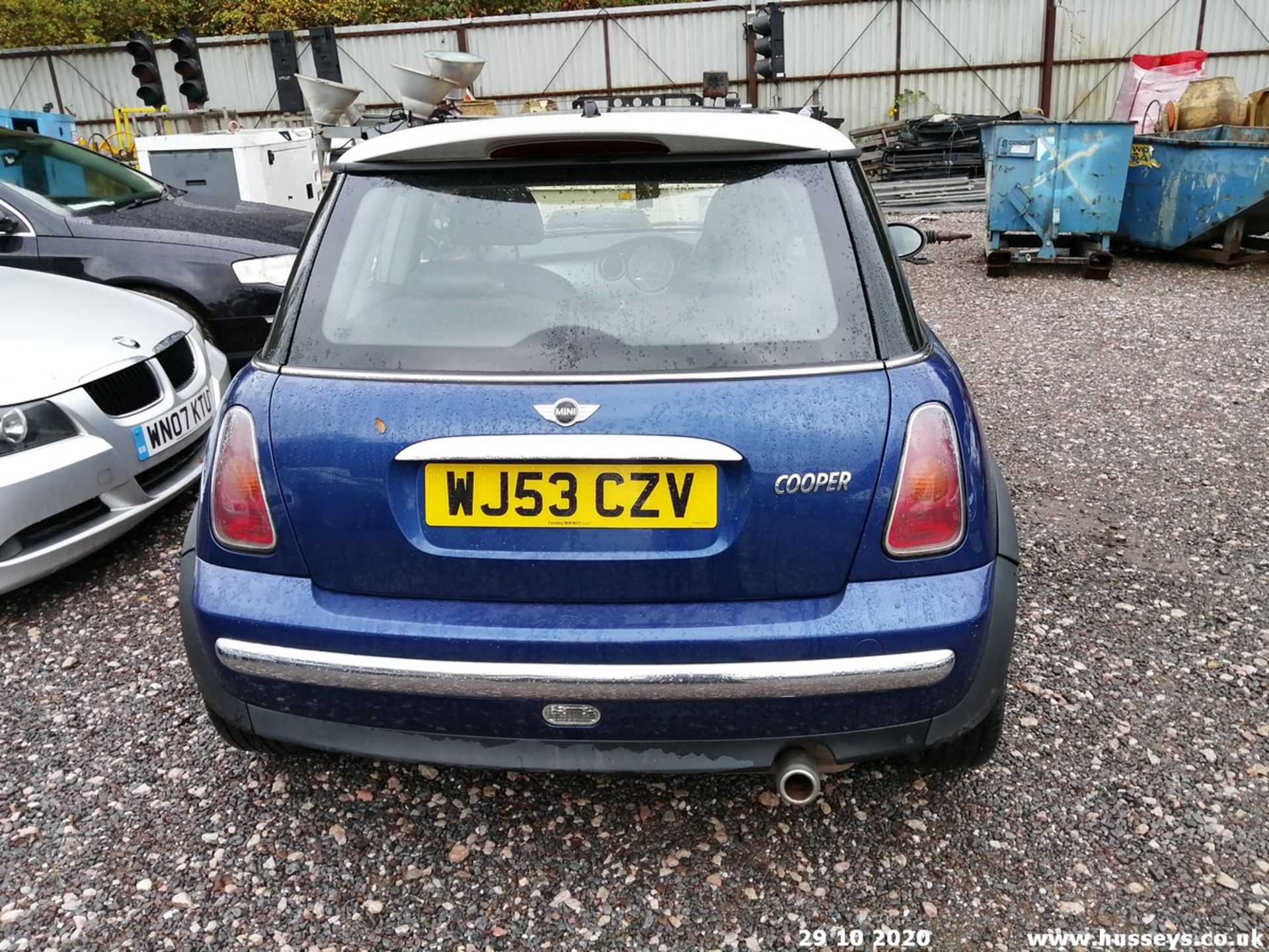 03/53 MINI MINI COOPER - 1598cc 3dr Hatchback (Blue, 98k) - Image 6 of 9