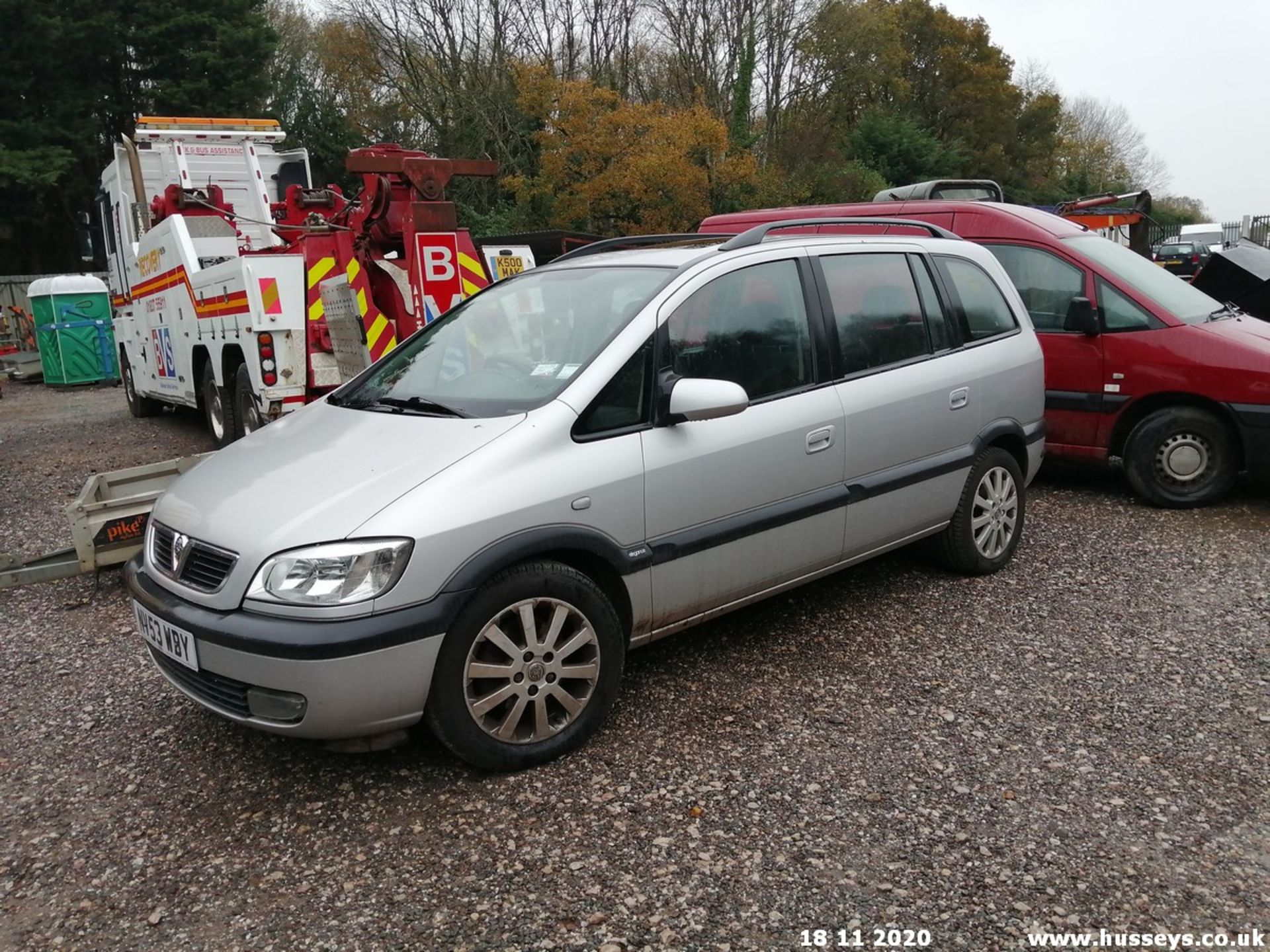 04/53 VAUXHALL ZAFIRA ELEGANCE 16V AUTO - 1796cc 5dr MPV (Silver, 94k) - Image 4 of 12