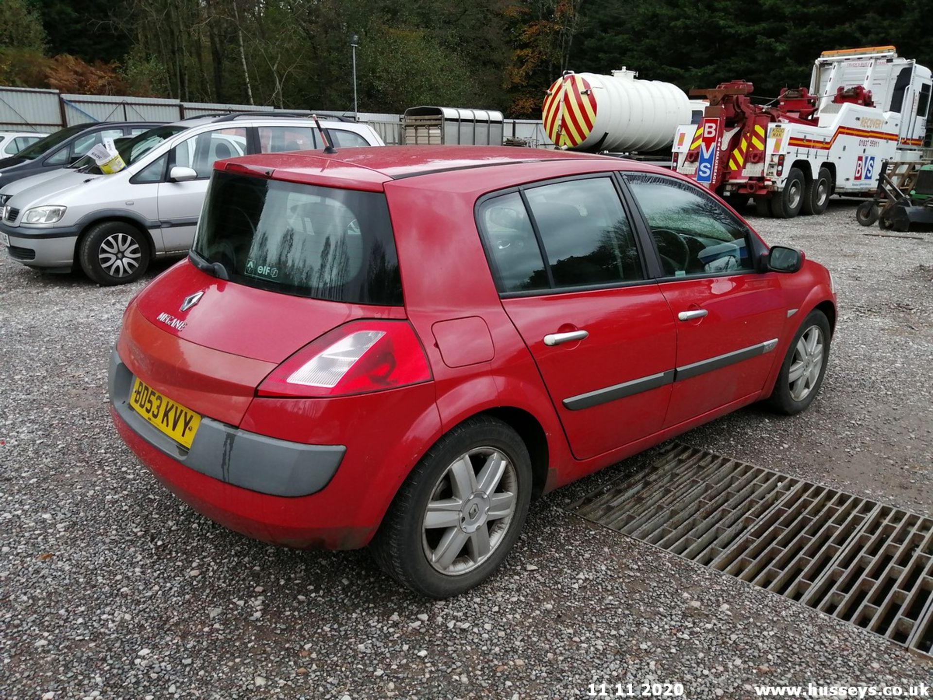 03/53 RENAULT MEGANE DYNAMIQUE DCI 80 - 1461cc 5dr Hatchback (Red, 139k) - Image 3 of 12