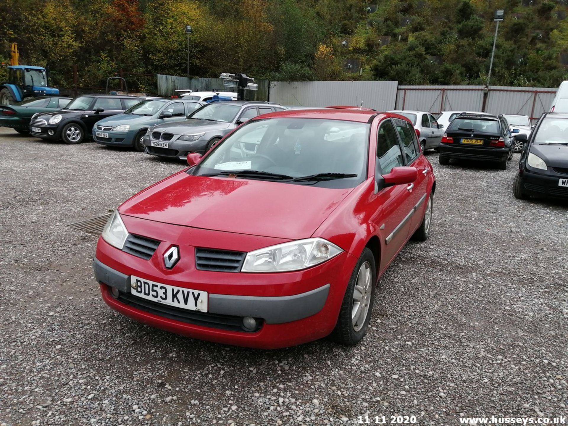 03/53 RENAULT MEGANE DYNAMIQUE DCI 80 - 1461cc 5dr Hatchback (Red, 139k) - Image 5 of 12