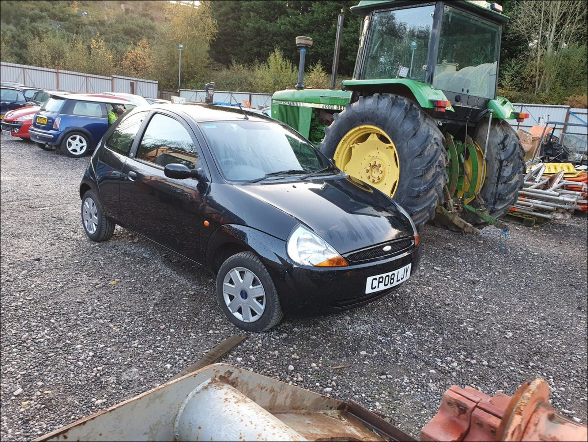 08/08 FORD KA STYLE - 1297cc 3dr Hatchback (Black, 53k) - Image 5 of 11