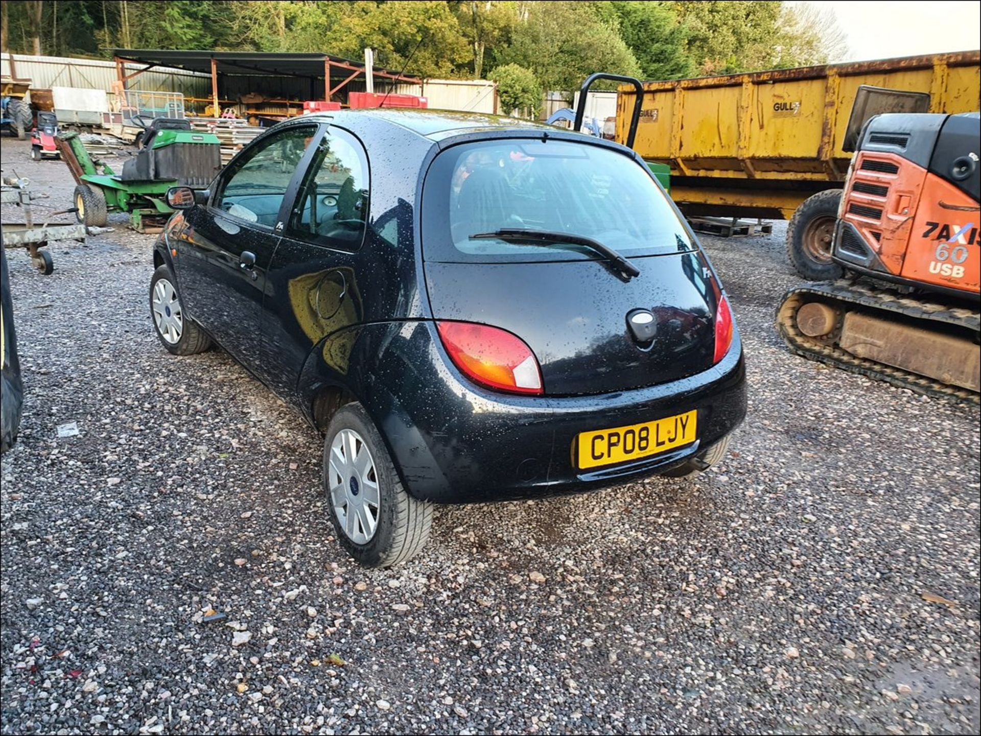 08/08 FORD KA STYLE - 1297cc 3dr Hatchback (Black, 53k) - Image 4 of 11